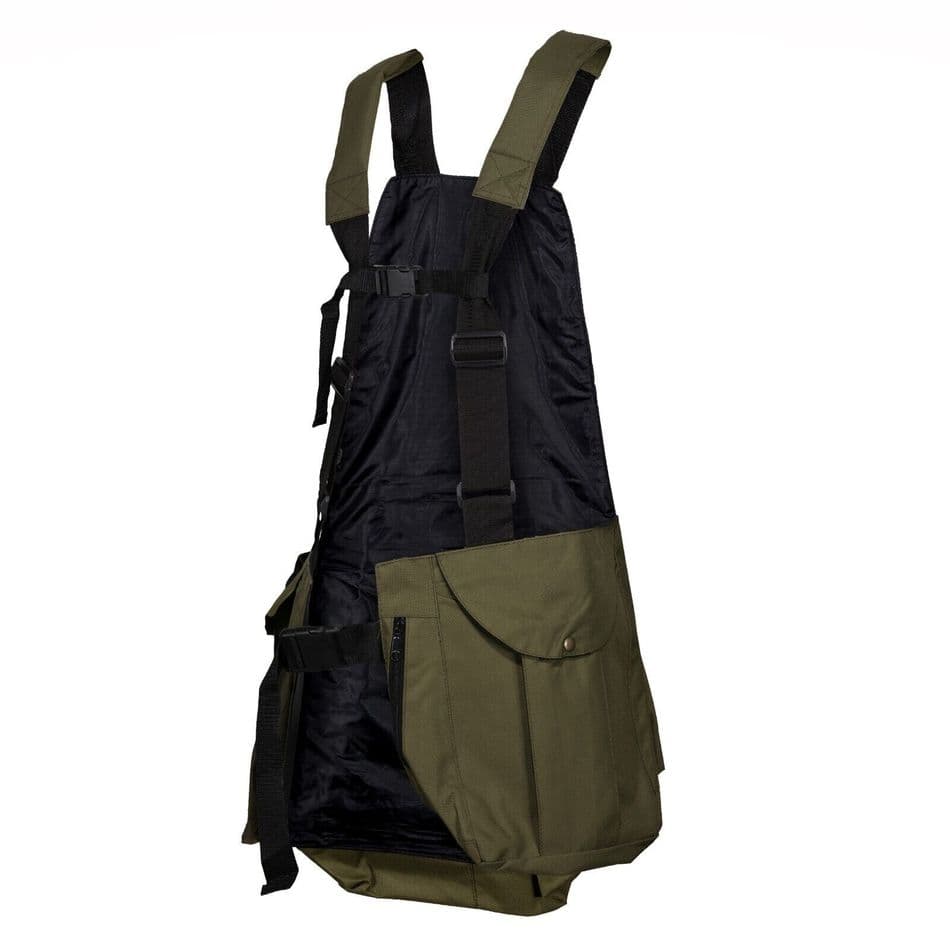 Gundog Dog Training Vest Green Multi Function Cordura Durable Many pockets