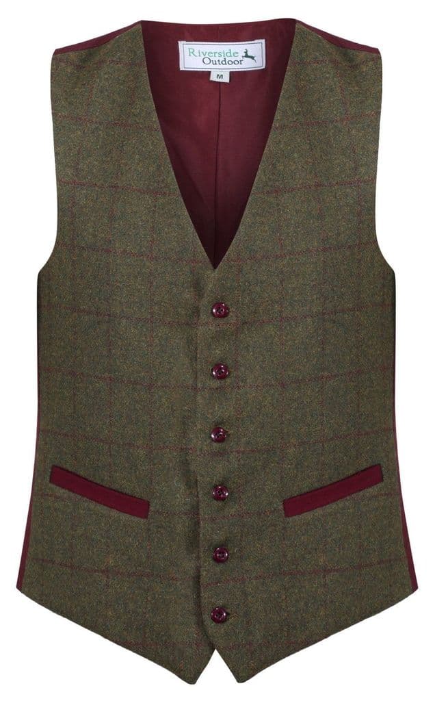 Men's wool blend on sale waistcoat