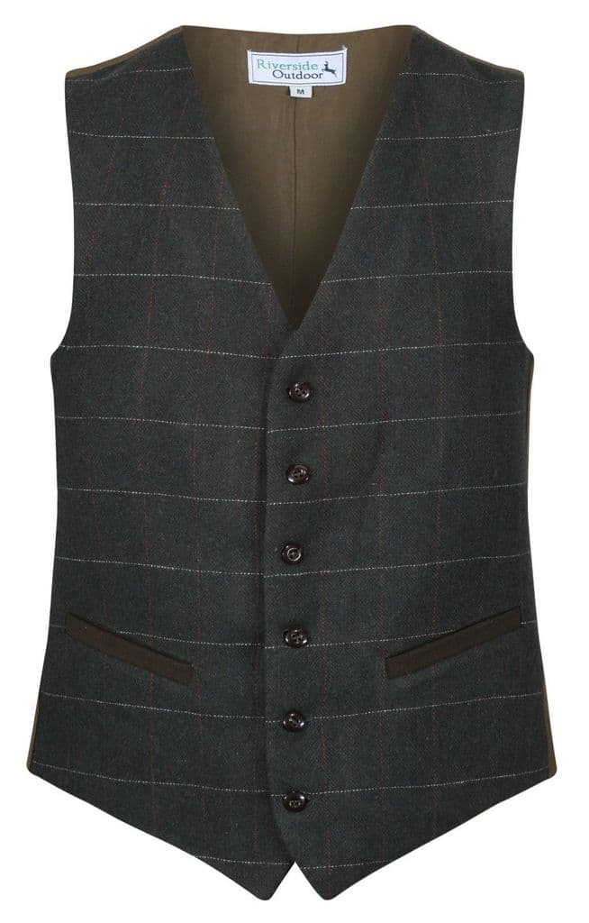 Men's wool sales blend waistcoat