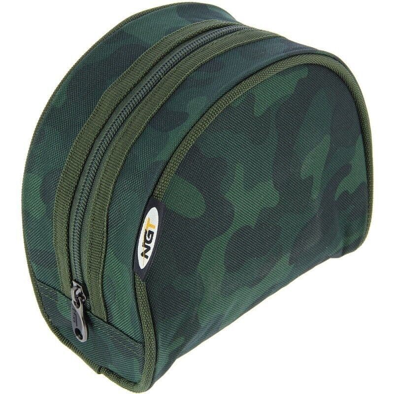 NGT New Camo Padded Fishing Reel Case Bag for Carp Pike Course Reels 282C