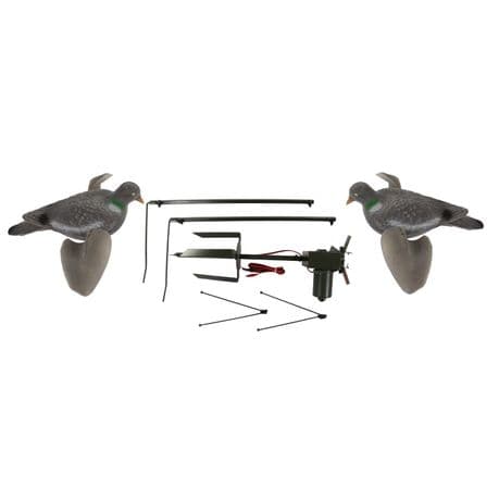 Pigeon Magnet with 2 X Air Pro Pigeon Decoys Rotary Machine Decoying Shooting