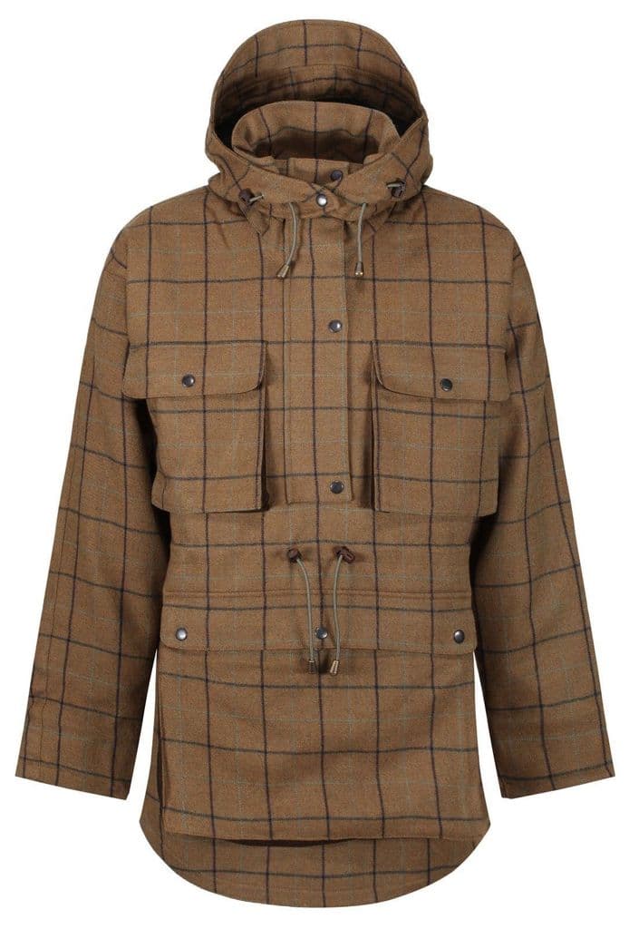 Waterproof Highland Tweed Stalking Smock Jacket Shooting Hunting