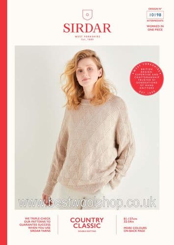 10198 PDF SIRDAR COUNTRY CLASSIC DK SWEATER KNITTING PATTERN SIZE 32"- 54"