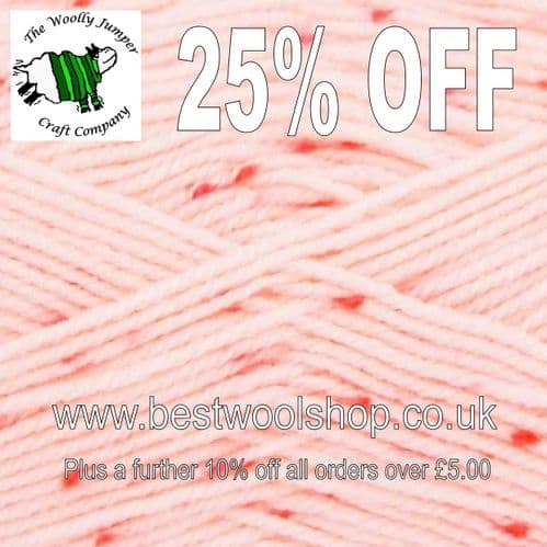 1479 CORAL ICE KING COLE SMARTY DK KNITTING & YARN 100G 25% OFF