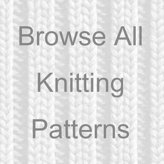 BROWSE ALL KNITTING PATTERNS