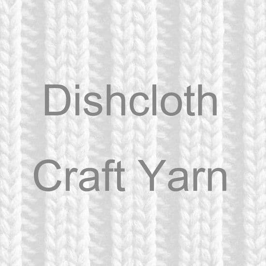 DISHCLOTH CRAFT YARN