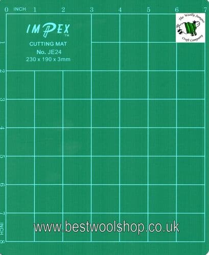 IMPEX EXTRA SMALL DOUBLE SIDED CUTTING MAT 23CM X 19CM X 3MM - 7.5" X 9" SIZE 1 (JE24)
