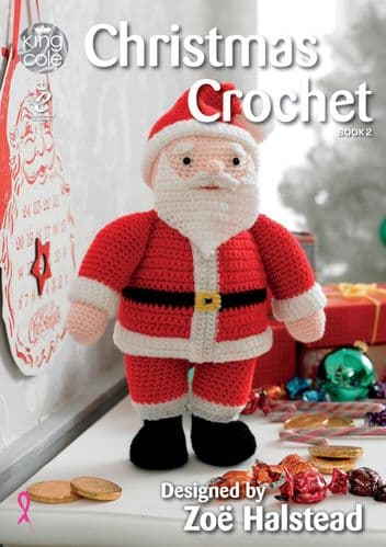 KING COLE CHRISTMAS CROCHET BOOK 2 BY ZOE HALSTEAD - COLLECTION OF FESTIVE KNITS