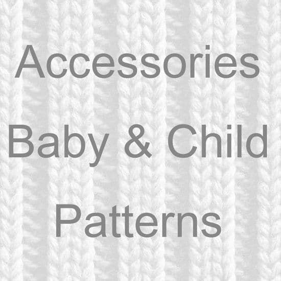 OTHER BABY & CHILD KNITTING PATTERNS